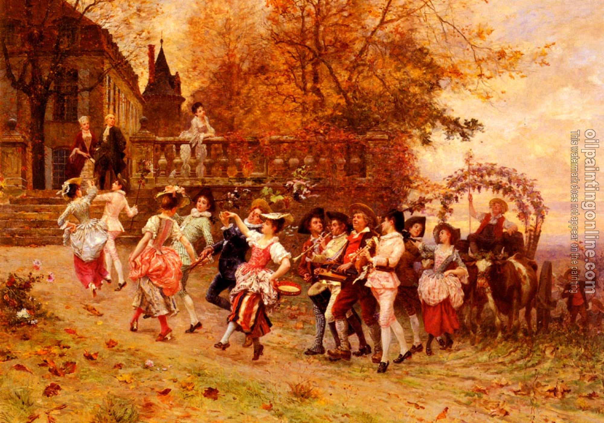 Charles Edouard Edmond Delort - La Fete De Vendange